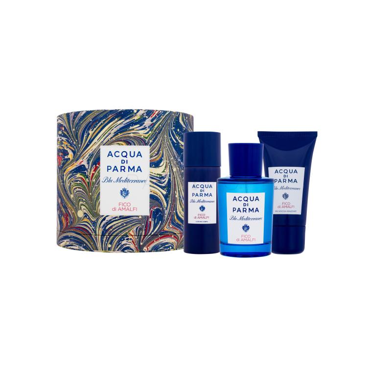 Acqua di Parma Blu Mediterraneo Fico di Amalfi Geschenkset Edt 75 ml + Duschgel 40 ml + Körpermilch 50 ml