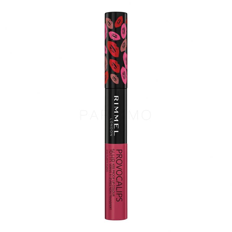 Rimmel London Provocalips 16hr Kiss Proof Lip Colour Lippenstift für Frauen 7 ml Farbton  210 Flirty Fling