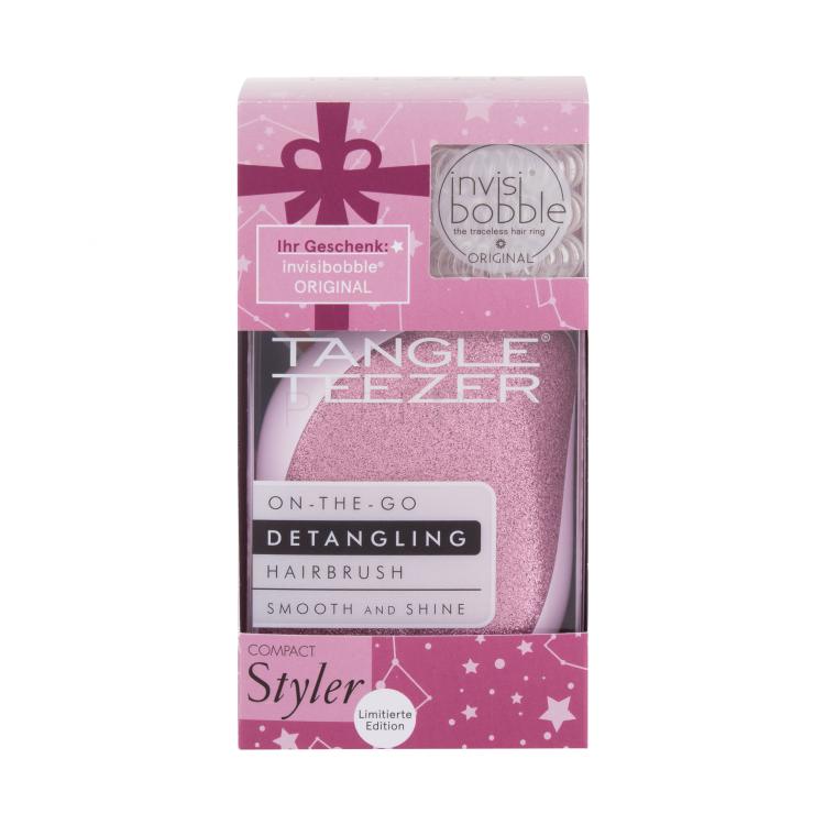 Tangle Teezer Compact Styler Geschenkset Haarbürste 1 St. + Haargummi Invisibobble 3 St.