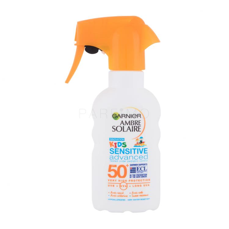 Garnier Ambre Solaire Kids Sensitive Advanced Spray SPF50+ Sonnenschutz für Kinder 200 ml