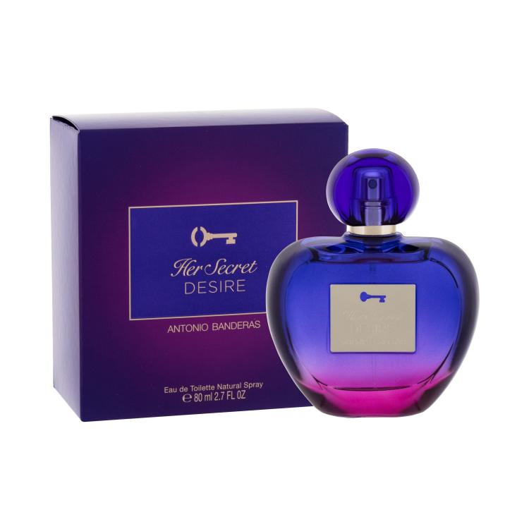 Banderas Her Secret Desire Eau de Toilette für Frauen 80 ml