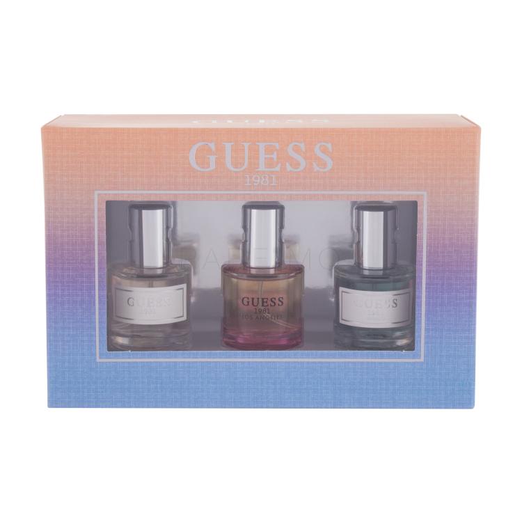 GUESS Guess 1981 Geschenkset Edt 15 ml + Edt Guess 1981 Los Angeles 15 ml + Edt Guess 1981 Indigo 15 ml