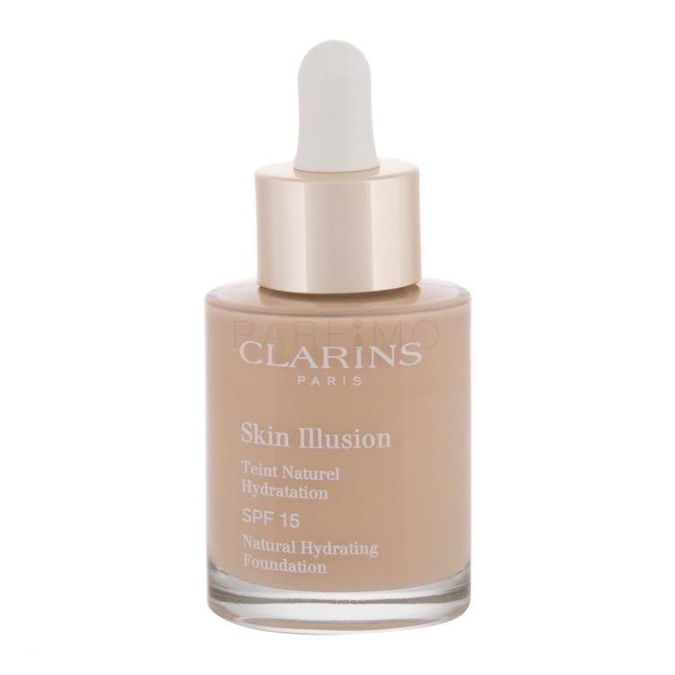 Clarins Skin Illusion Natural Hydrating SPF15 Foundation für Frauen 30 ml Farbton  105 Nude