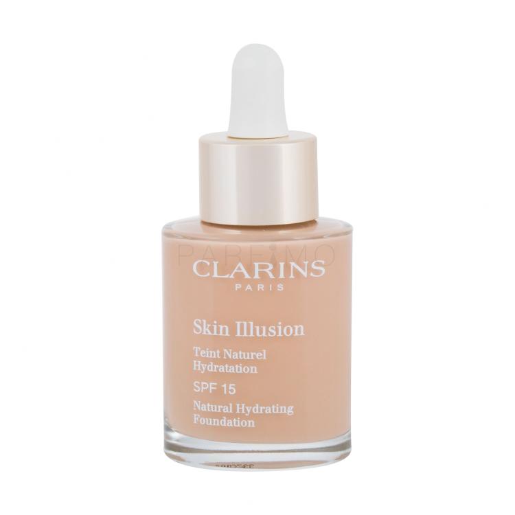 Clarins Skin Illusion Natural Hydrating SPF15 Foundation für Frauen 30 ml Farbton  108.5 Cashew