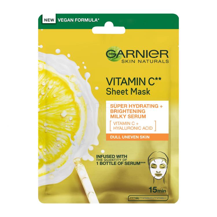 Garnier Skin Naturals Vitamin C Sheet Mask Gesichtsmaske für Frauen 1 St.