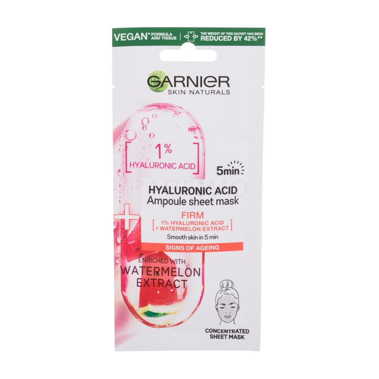 Garnier Skin Naturals Hyaluronic Acid Ampoule Gesichtsmaske für Frauen 1 St.