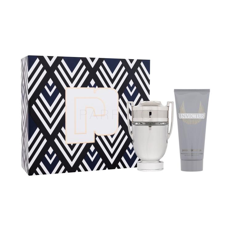 Paco Rabanne Invictus Geschenkset Set Eau de Toilette 100 ml + Shampoo 100 ml