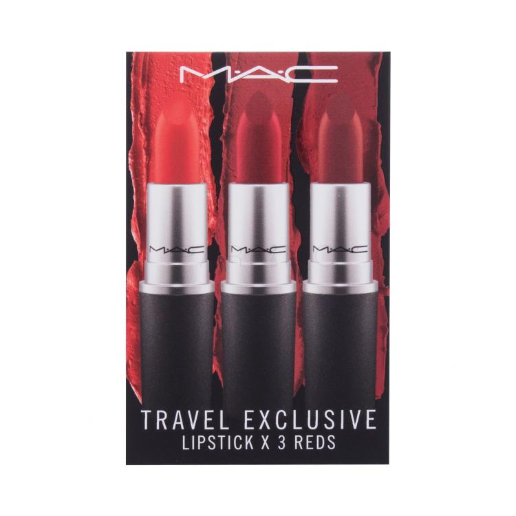 MAC Matte Lipstick Geschenkset Set Lippenstift Matte Lipstick 3 g + Lippenstift Matte Lipstick 3 g 602 Chili + Lippenstift Retro Matte Lipstick 3 g 707 Ruby Woo