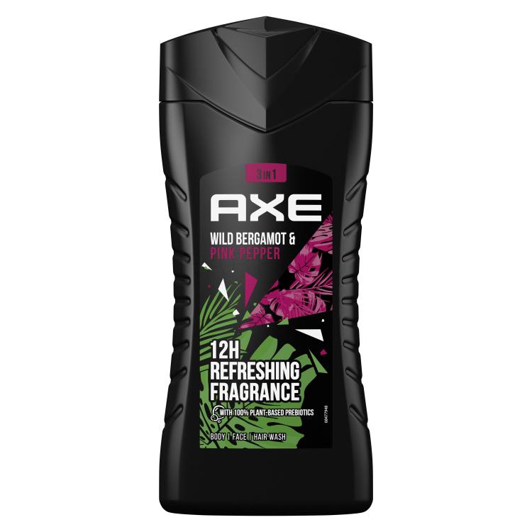 Axe Wild Fresh Bergamot &amp; Pink Pepper Duschgel für Herren 250 ml