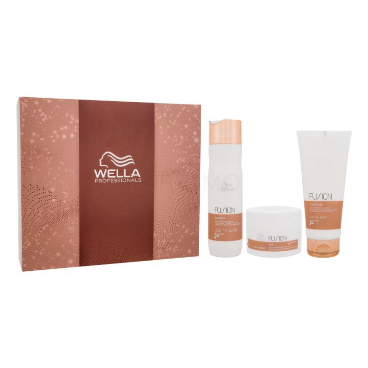 Wella Professionals Fusion Geschenkset Shampoo Fusion 250 ml + Conditioner Fusion 200 ml + Haarmaske Fusion 150 ml