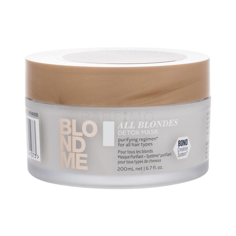 Schwarzkopf Professional Blond Me All Blondes Detox Mask Haarmaske für Frauen 200 ml