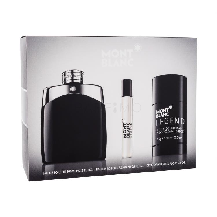 Montblanc Legend Geschenkset Eau de Toilette 100 ml + Deostick 75 g + Eau de Toilette 7,5 ml