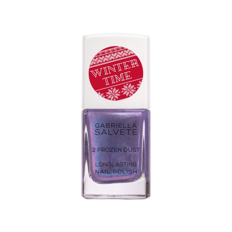 Gabriella Salvete Winter Time Longlasting Nagellack für Frauen 11 ml Farbton  2 Frozen Dust