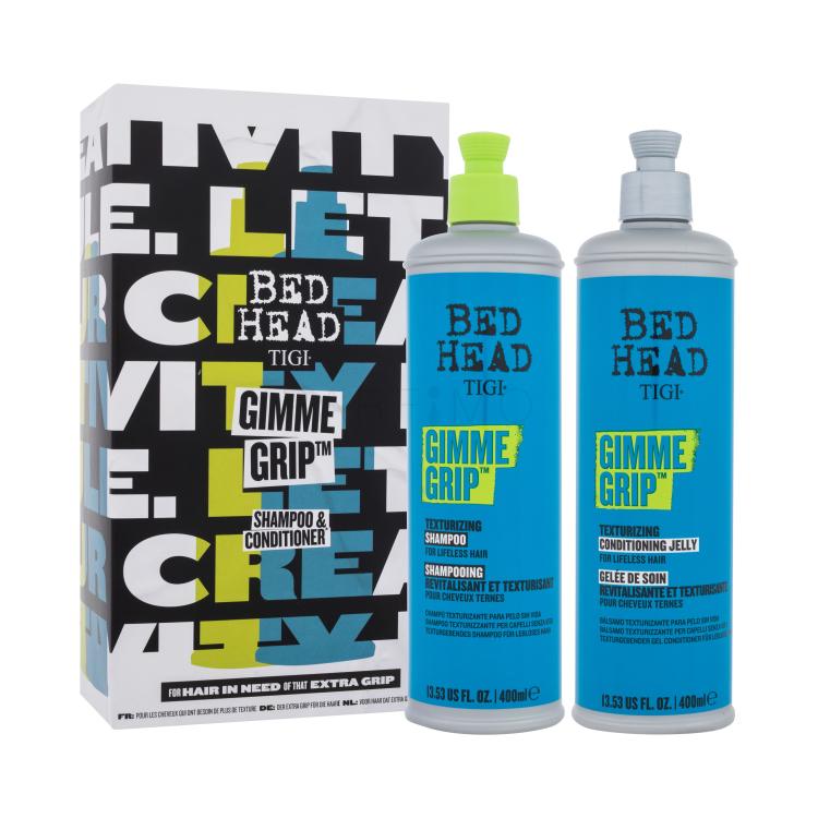 Tigi Bed Head Gimme Grip Duo Set Geschenkset Shampoo Bed Head Gimme Grip 400 ml + Conditioner Bed Head Gimme Grip 400 ml