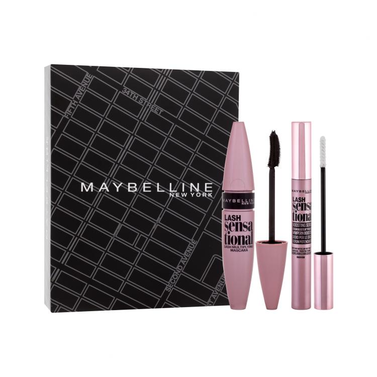 Maybelline Lash Sensational Set Geschenkset Mascara Lash Sensational 9,5 ml + Wimpernserum Lash Sensational 5,3 ml