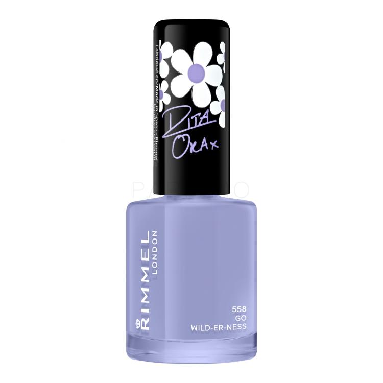 Rimmel London 60 Seconds Super Shine Nagellack für Frauen 8 ml Farbton  558 Go Wild-Er-Ness