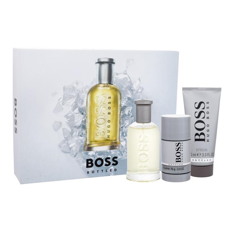 HUGO BOSS Boss Bottled Geschenkset Eau de Toilette 100 ml + Duschgel 100 ml + Deostick 75 ml