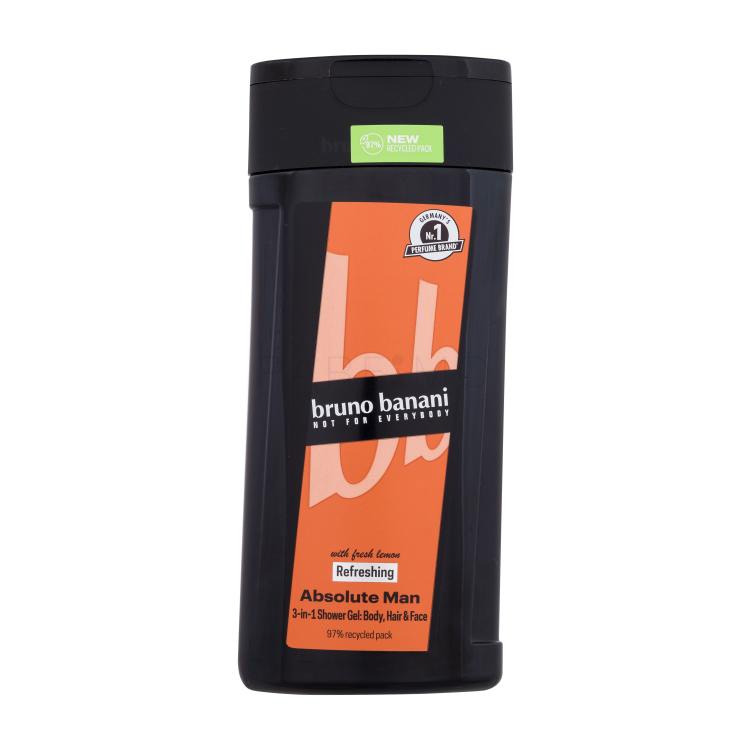 Bruno Banani Absolute Man With Fresh Lemon Duschgel für Herren 250 ml