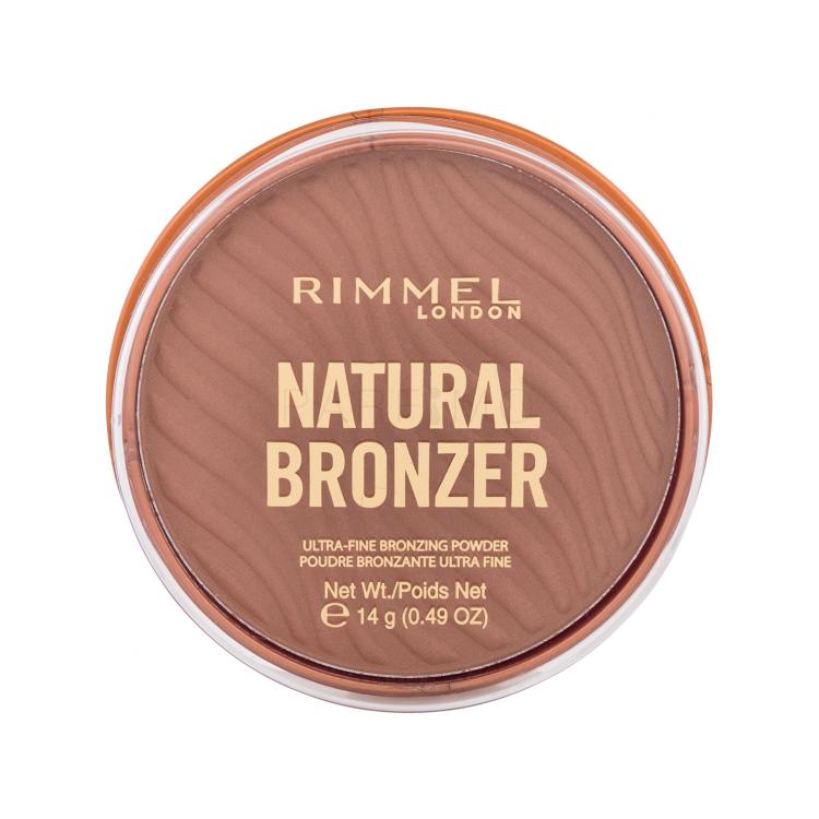 Rimmel London Natural Bronzer Ultra-Fine Bronzing Powder Bronzer für Frauen 14 g Farbton  002 Sunbronze