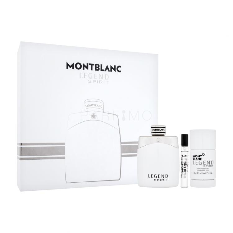 Montblanc Legend Spirit Geschenkset Eau de Toilette 100 ml + Eau de Toilette 7,5 ml + Deostick 75 g