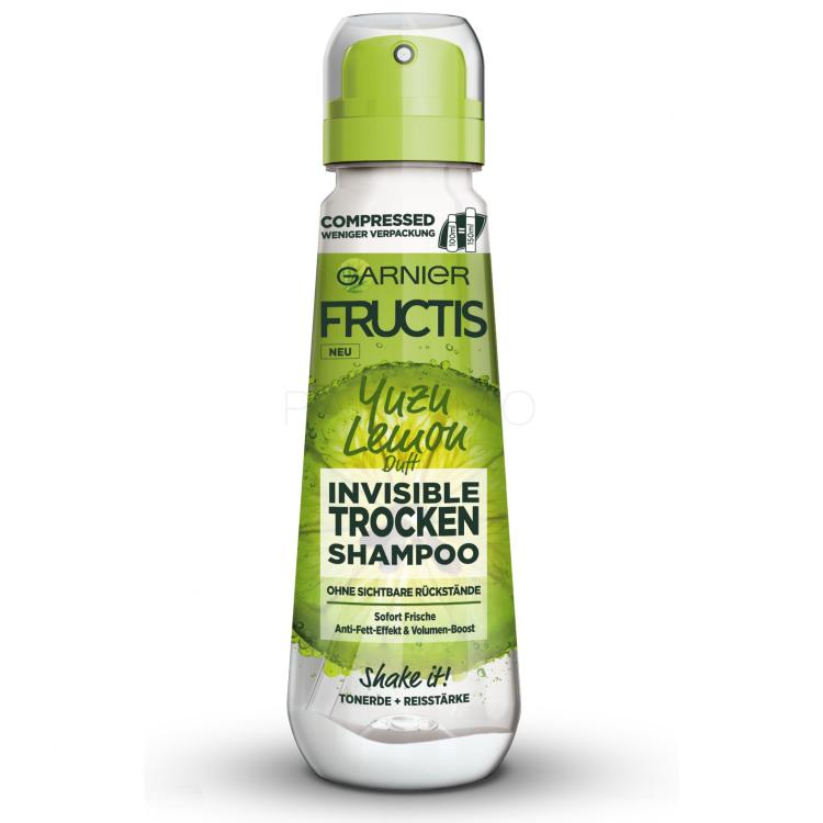 Garnier Fructis Yuzu Lemon Invisible Dry Shampoo Trockenshampoo für Frauen 100 ml