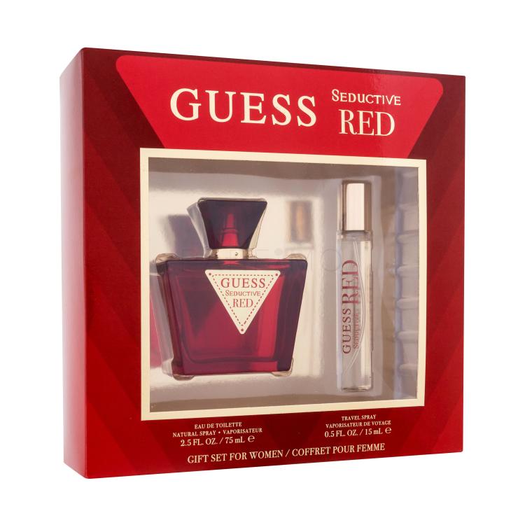 GUESS Seductive Red Geschenkset Eau de Toilette 75 ml + Eau de Toilette 15 ml