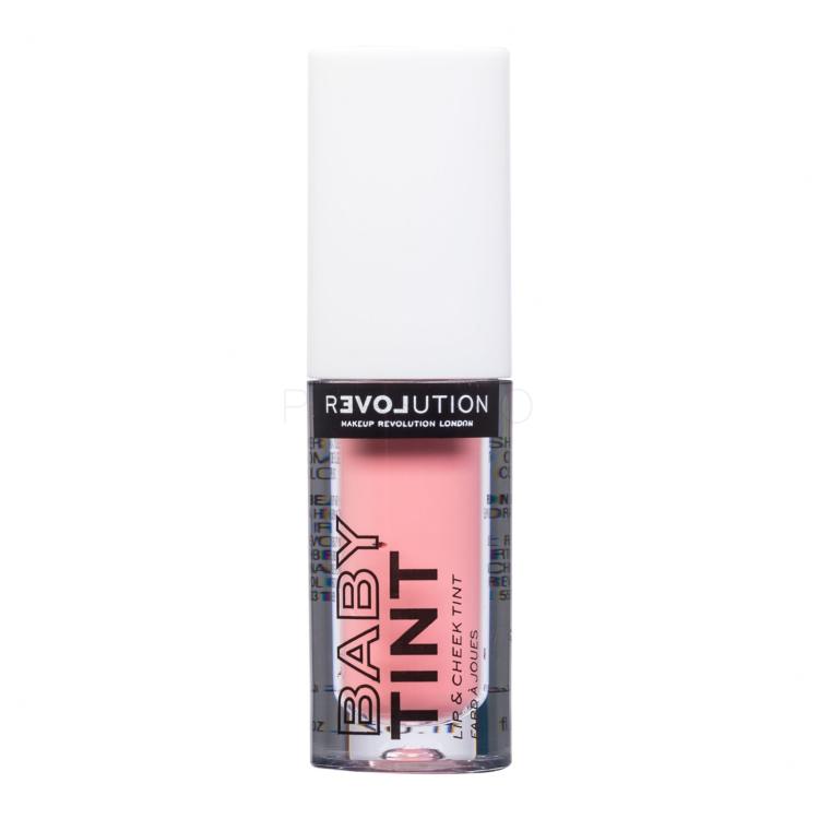 Revolution Relove Baby Tint Lip &amp; Cheek Lippenstift für Frauen 1,4 ml Farbton  Baby