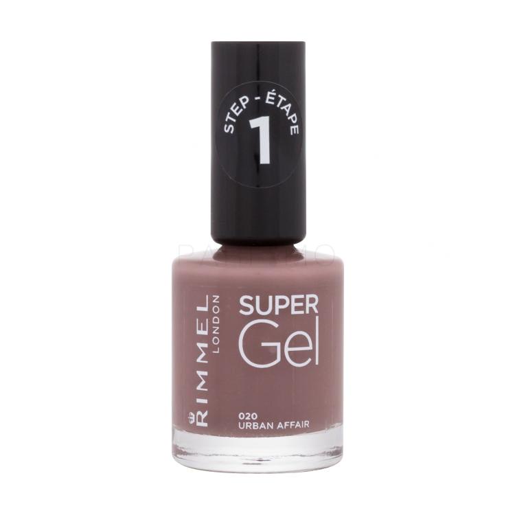 Rimmel London Super Gel STEP1 Nagellack für Frauen 12 ml Farbton  020 Urban Affair