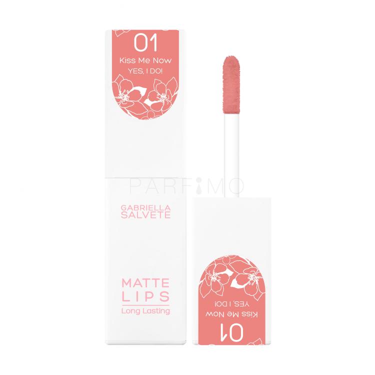 Gabriella Salvete Yes, I Do! Matte Lips Lippenstift für Frauen 45 ml Farbton  01 Kiss Me Now