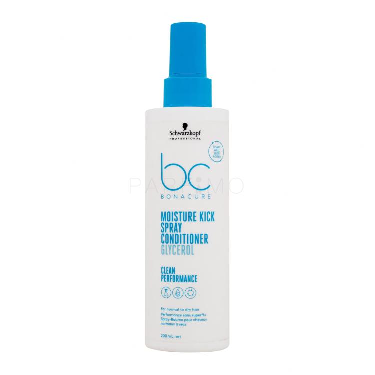 Schwarzkopf Professional BC Bonacure Moisture Kick Spray Conditioner Glycerol Conditioner für Frauen 200 ml