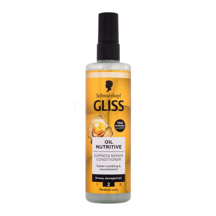 Schwarzkopf Gliss Oil Nutritive Express-Repair-Conditioner Conditioner für Frauen 200 ml