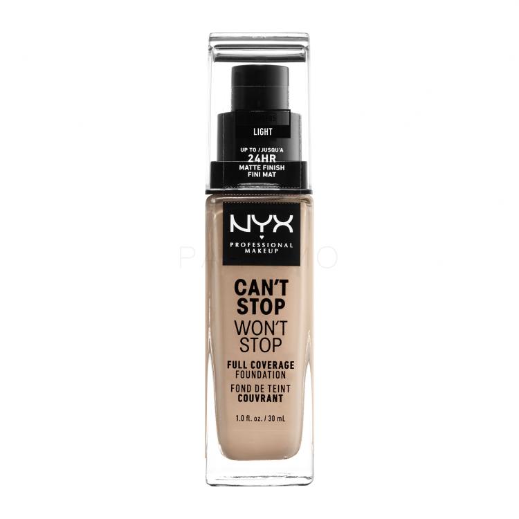 NYX Professional Makeup Can&#039;t Stop Won&#039;t Stop Foundation für Frauen 30 ml Farbton  05 Light