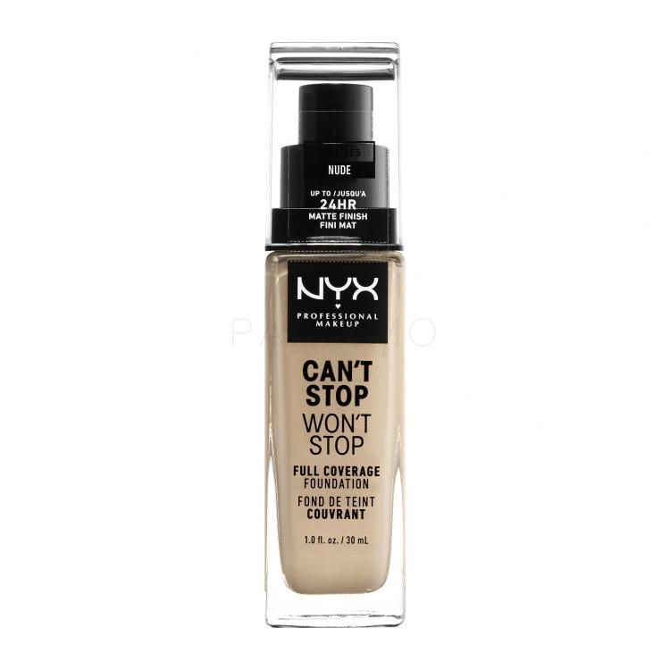 NYX Professional Makeup Can&#039;t Stop Won&#039;t Stop Foundation für Frauen 30 ml Farbton  6.5 Nude