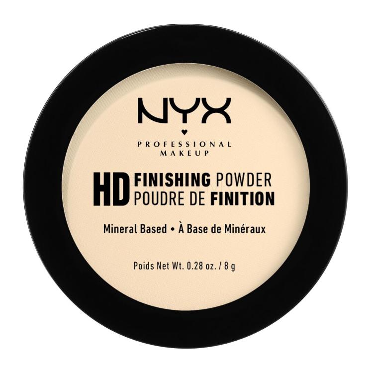 NYX Professional Makeup High Definition Finishing Powder Puder für Frauen 8 g Farbton  02 Banana