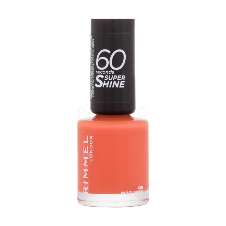 Rimmel London 60 Seconds Super Shine Nagellack für Frauen 8 ml Farbton  410 Wild Spice