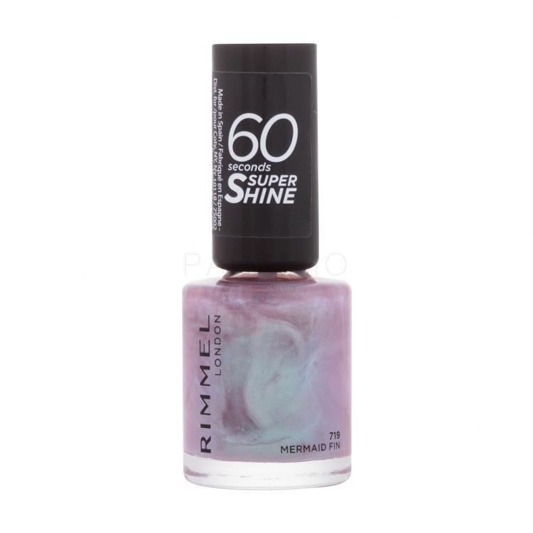 Rimmel London 60 Seconds Super Shine Nagellack für Frauen 8 ml Farbton  719 Mermaid Fin