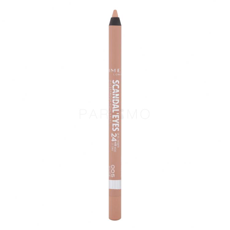 Rimmel London Scandal Eyes Kajal 24HR Kajalstift für Frauen 1,3 g Farbton  005 Nude