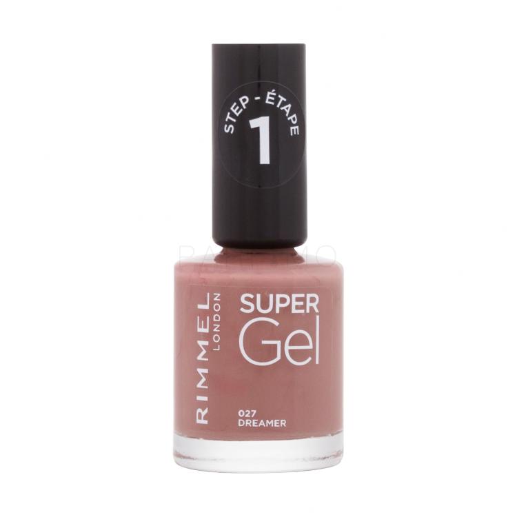 Rimmel London Super Gel STEP1 Nagellack für Frauen 12 ml Farbton  027 Dreamer