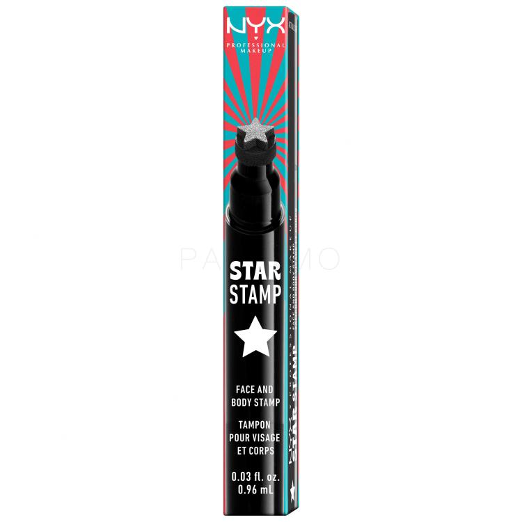 NYX Professional Makeup Star Stamp Face &amp; Body Stamp Eyeliner für Frauen 0,96 ml Farbton  01 Star Studded