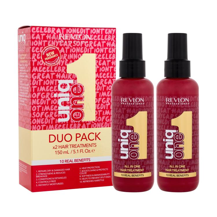 Revlon Professional Uniq One All In One Hair Treatment Celebration Edition Geschenkset Pflege ohne Ausspülen Uniq One Celebration Edition 2 x 150 ml