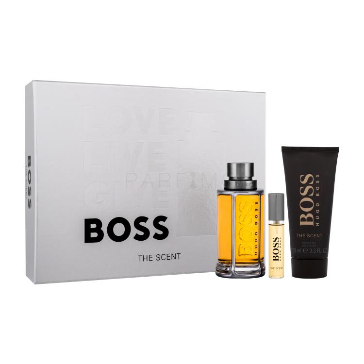 HUGO BOSS Boss The Scent 2015 Geschenkset Eau de Toilette 100 ml + Eau de Toilette 10 ml + Duschgel 100 ml