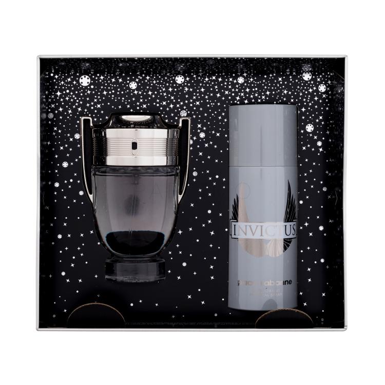 Paco Rabanne Invictus Geschenkset Eau de Toilette 100 ml + Deodorant 150 ml