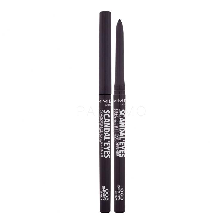 Rimmel London Scandal Eyes Exaggerate Eye Definer Kajalstift für Frauen 0,35 g Farbton  003 Smokey Grey