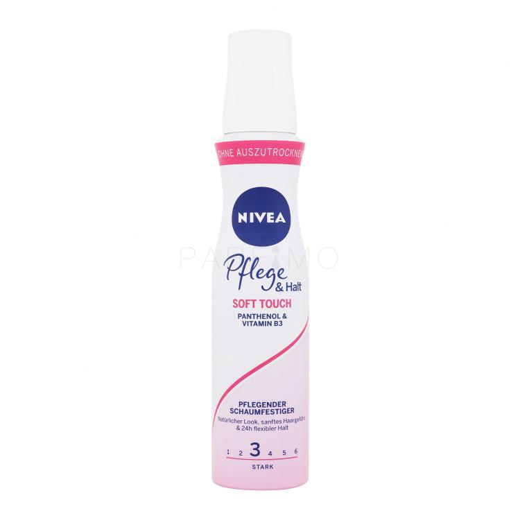 Nivea Care &amp; Hold Soft Touch Caring Mousse Haarfestiger für Frauen 150 ml