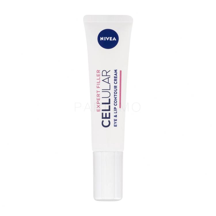 Nivea Cellular Expert Filler Eye &amp; Lip Contour Cream Augencreme für Frauen 15 ml