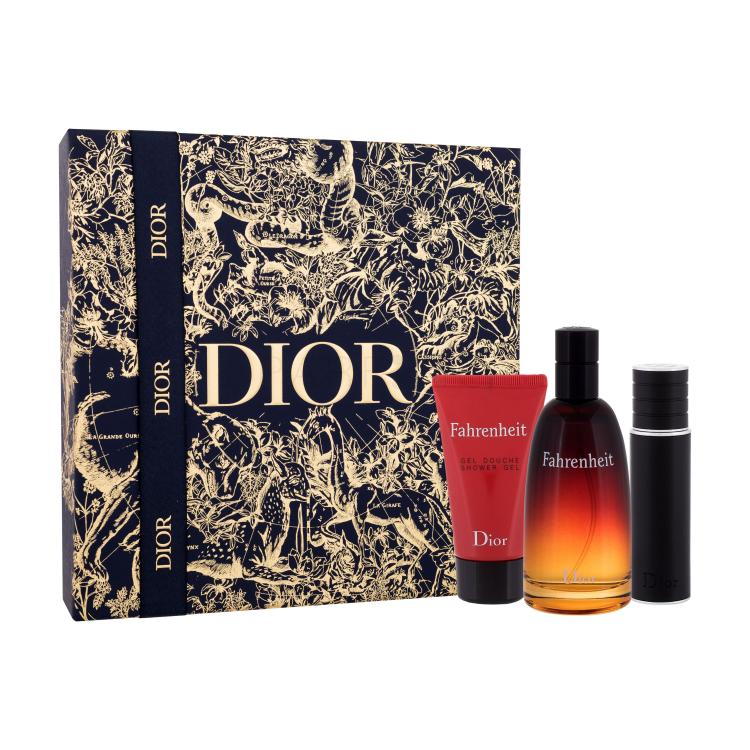 Dior Fahrenheit Geschenkset Eau de Toilette 100 ml + Duschgel 50 ml + Eau de Toilette 10 ml