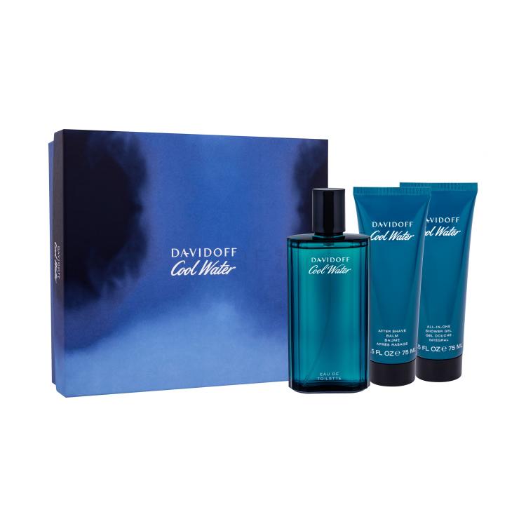 Davidoff Cool Water Geschenkset Eau de Toilette 125 ml + Rasierbalsam 75 ml + Duschgel 75 ml