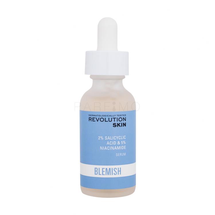 Revolution Skincare Blemish 2% Salicylic Acid &amp; 5% Niacinamide Serum Gesichtsserum für Frauen 30 ml