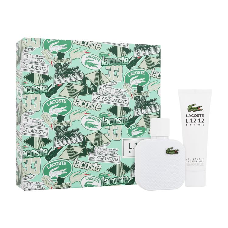 Lacoste L.12.12 Blanc SET2 Geschenkset Eau de Toilette 50 ml + Duschgel 50 ml