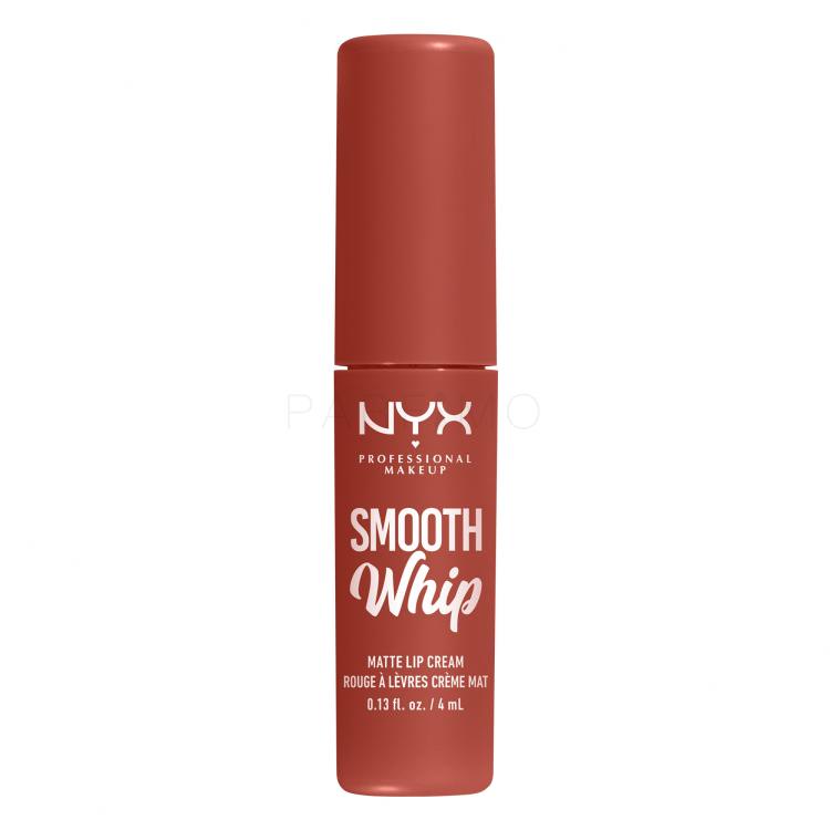 NYX Professional Makeup Smooth Whip Matte Lip Cream Lippenstift für Frauen 4 ml Farbton  07 Pushin Cushion